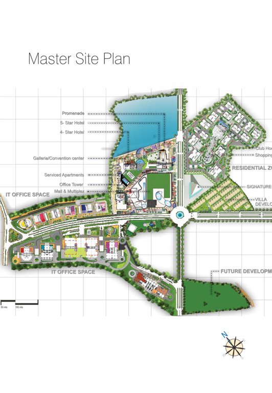  hills hanging gardens villas Master Plan