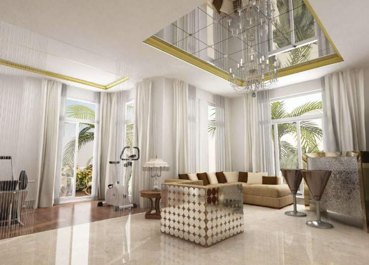  hills hanging gardens villas Living Area