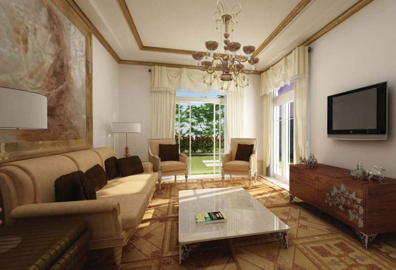  hills hanging gardens villas Living Area