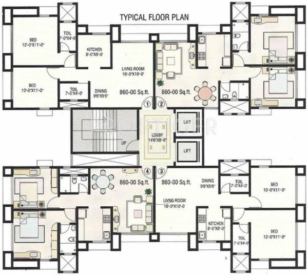 Images for Cluster Plan of Laxmi Housing Royal Classic