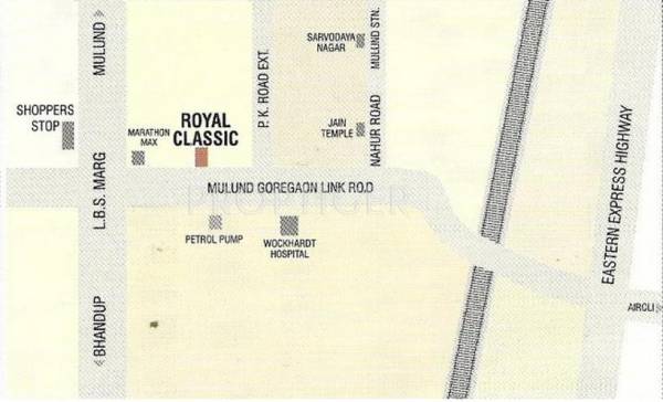 Images for Location Plan of Laxmi Housing Royal Classic