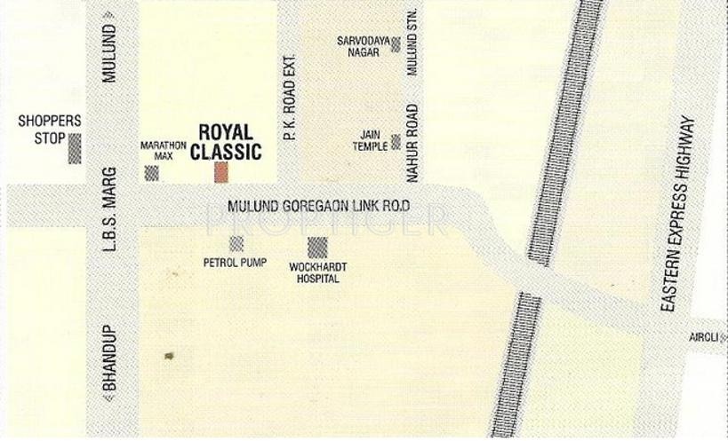 Images for Location Plan of Laxmi Housing Royal Classic