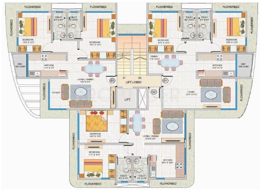 Images for Cluster Plan of Om Balaji Vasant Kunj