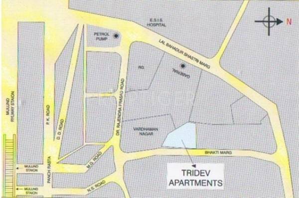Images for Location Plan of Laxmi Housing Tridev Apartments