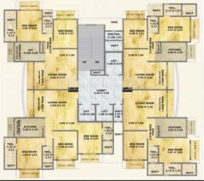 Images for Cluster Plan of Darshan Rishabh Tower