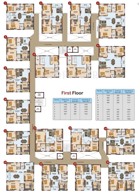 Images for Cluster Plan of RV Silpa Hilltop