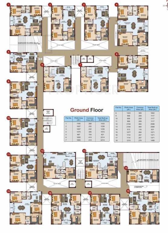 Images for Cluster Plan of RV Silpa Hilltop
