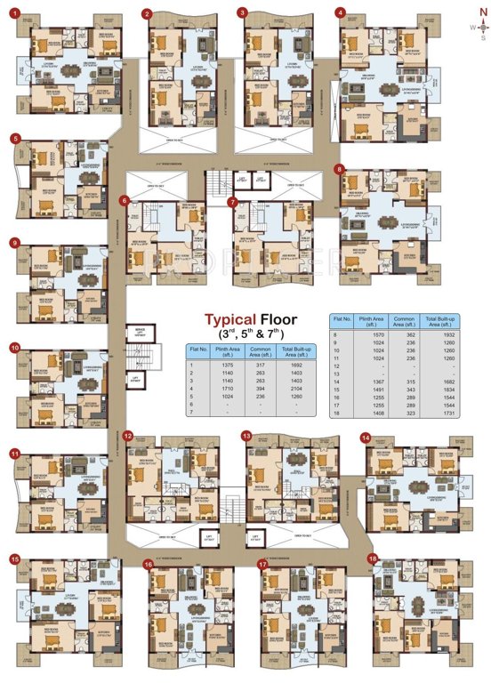 Images for Cluster Plan of RV Silpa Hilltop