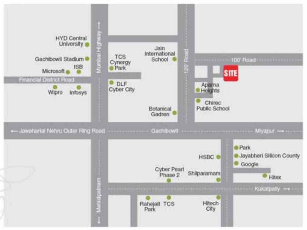  serenity Location Plan