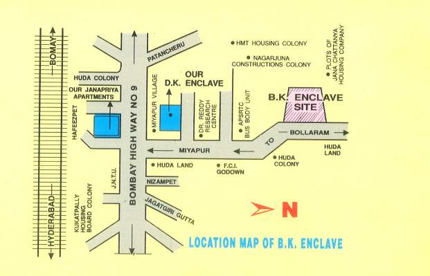  bk enclave Location Plan
