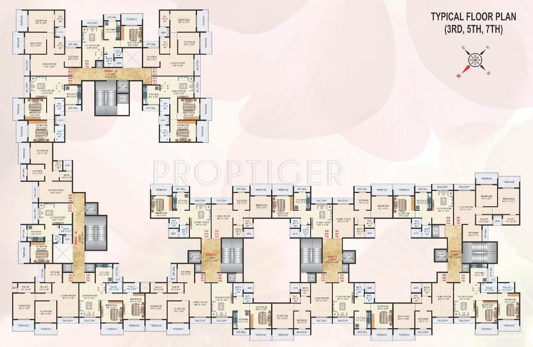 Images for Cluster Plan of Aaron Infra Projects Moreshwar Complex