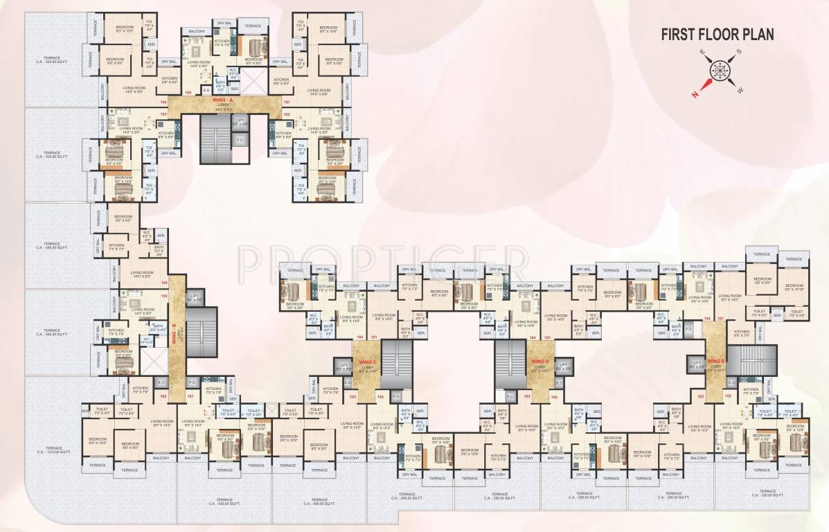 Images for Cluster Plan of Aaron Infra Projects Moreshwar Complex