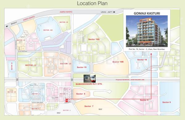 Images for Location Plan of Aaron Infra Projects Gomaji Kasturi