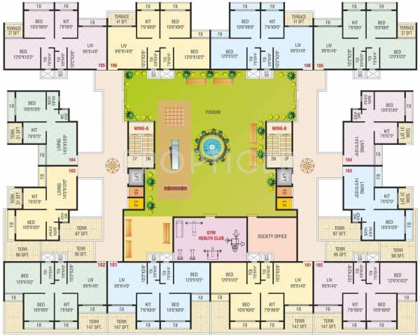 Images for Cluster Plan of Bhoomi Nakshtra