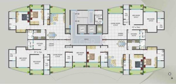 Images for Cluster Plan of Ramdev Properties Ramdev Heights