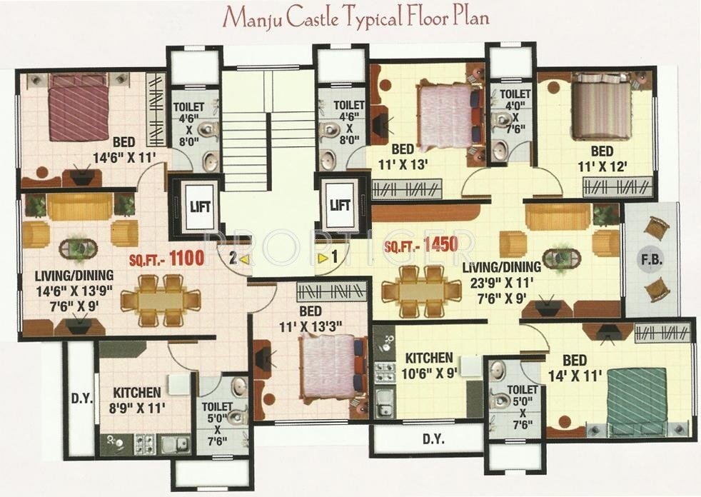 Images for Cluster Plan of Sadguru Builders Manju Castle