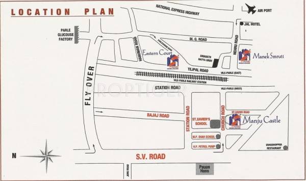 Images for Location Plan of Sadguru Builders Manju Castle