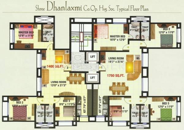 Images for Cluster Plan of Sadguru Builders Dhanlaxmi
