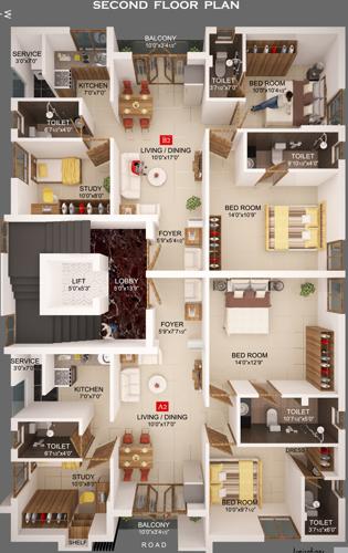  shenbagam Images for Cluster Plan of Acacia Shenbagam