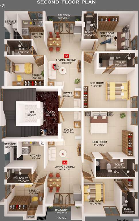 shenbagam Images for Cluster Plan of Acacia Shenbagam