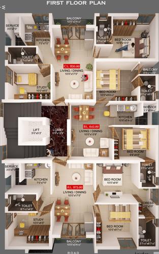  shenbagam Images for Cluster Plan of Acacia Shenbagam