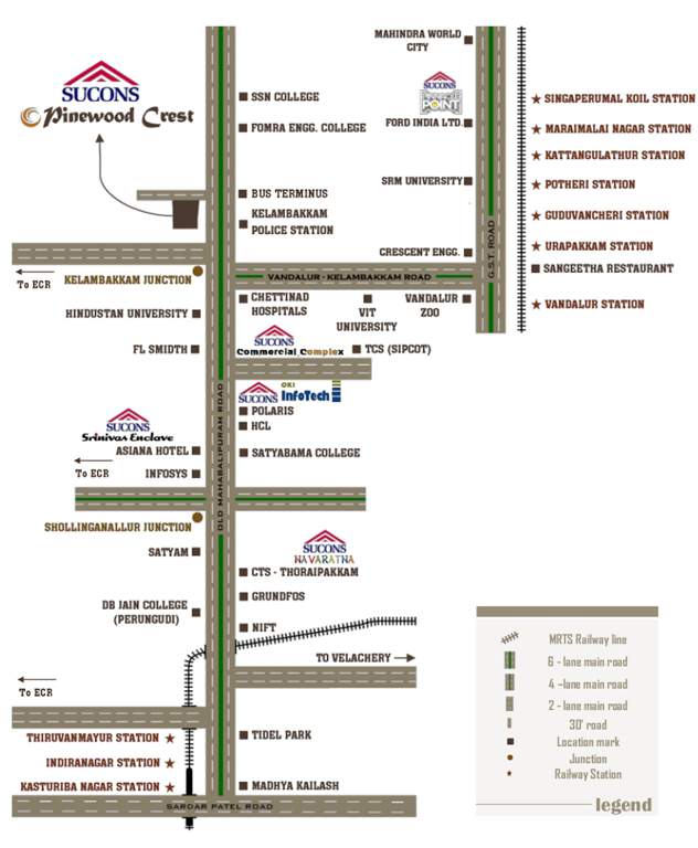  pinewood crest Location Plan