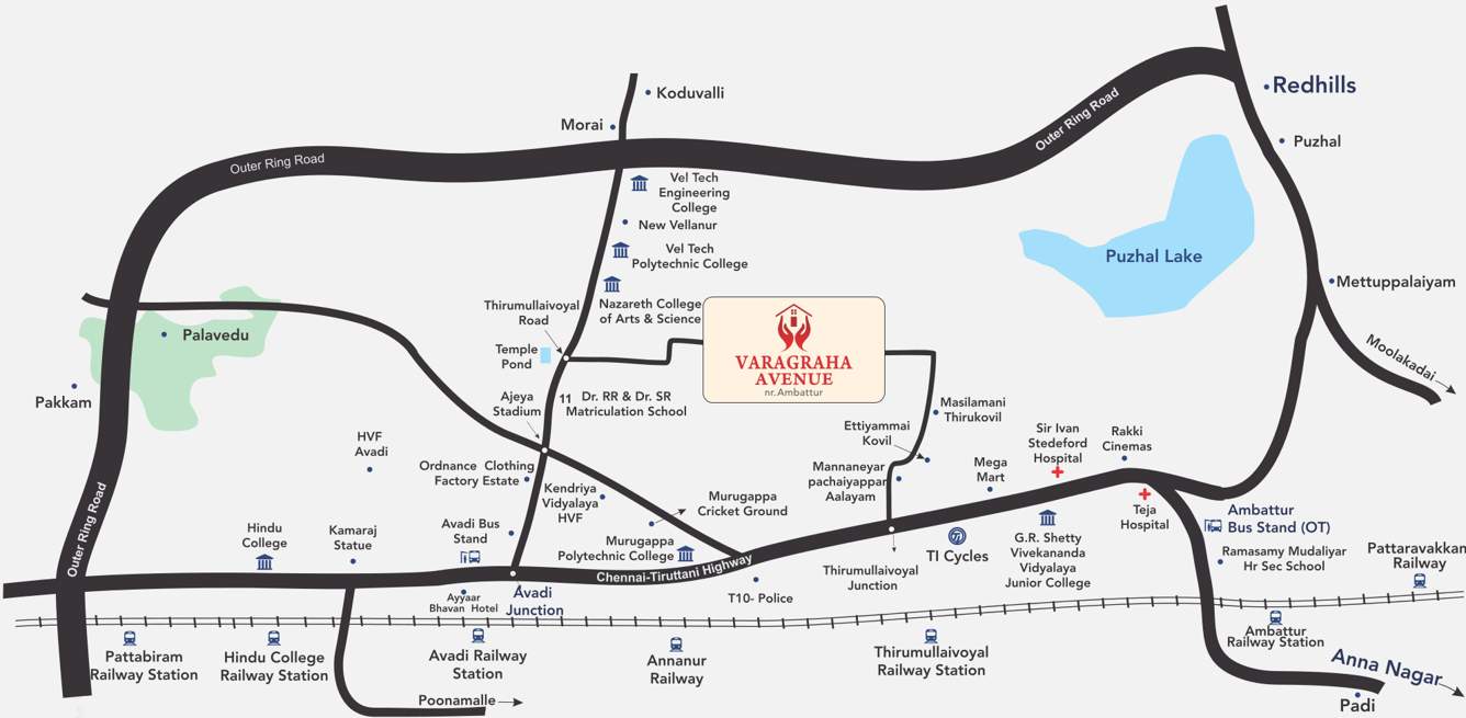 Images for Location Plan of Manju Varagraha Avenue