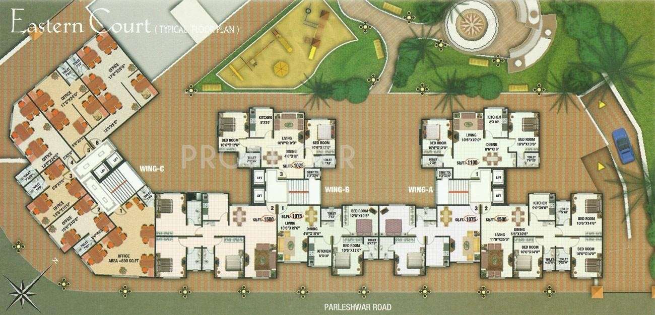 Images for Layout Plan of Sadguru Builders Eastern Court