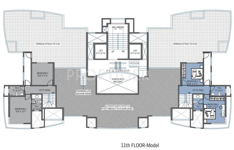 Images for Cluster Plan of Bhoomi Bhoomi Towers