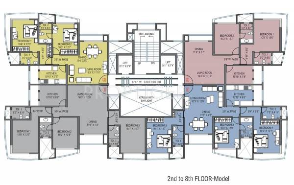 Images for Cluster Plan of Bhoomi Bhoomi Towers Images for Cluster Plan of Bhoomi Bhoomi Towers