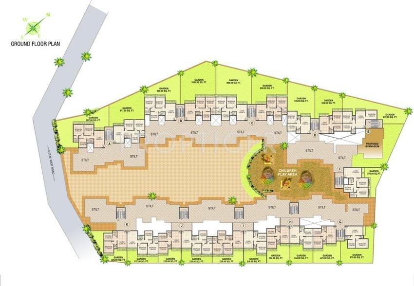  royal palms Tower A Cluster Plan