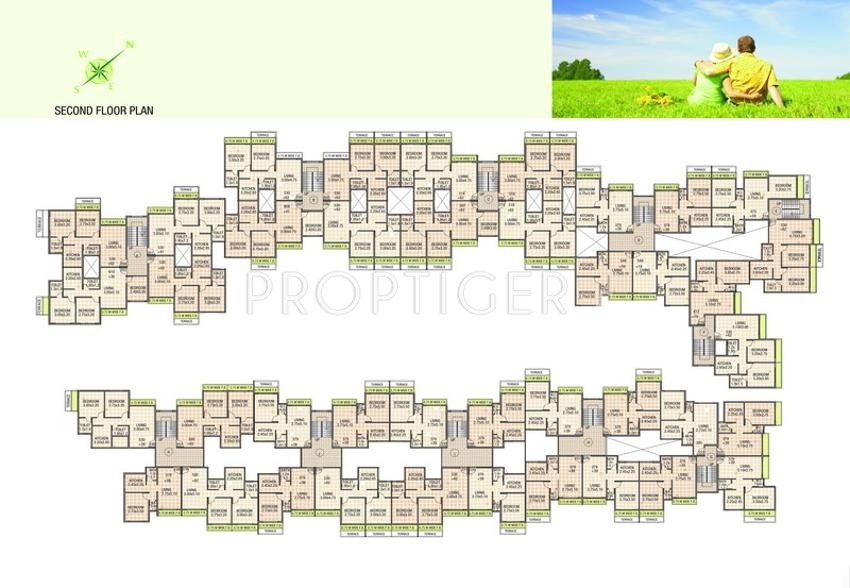  royal palms Tower B Cluster Plan