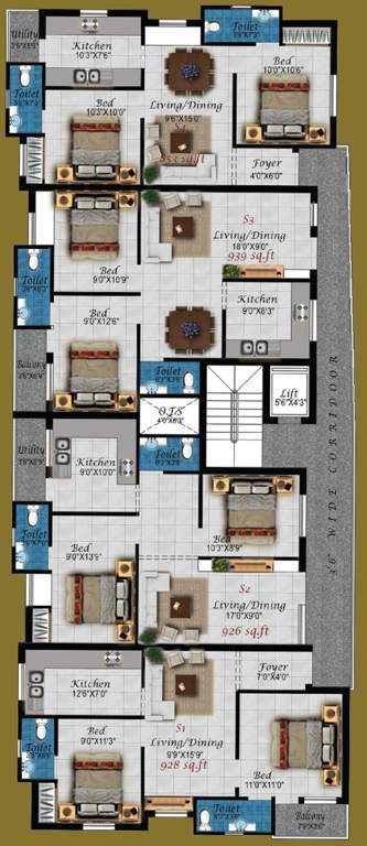 Images for Cluster Plan of Four Zelda Square