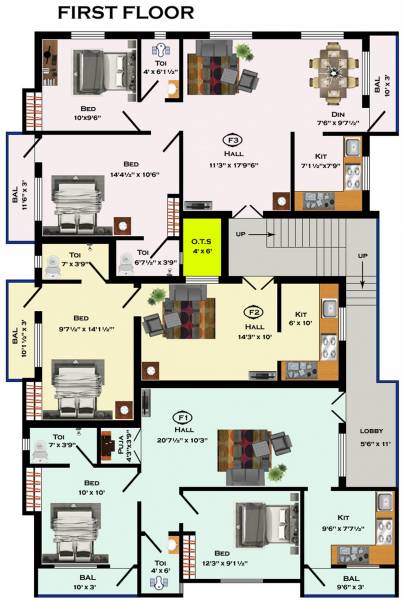 Images for Cluster Plan of Pal Foundation And Housing Pounds