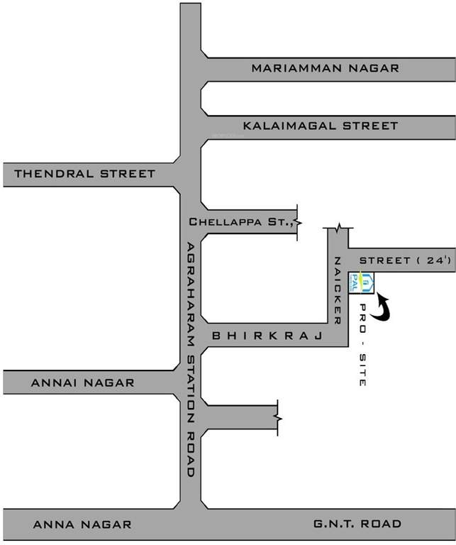 Images for Location Plan of Pal Foundation And Housing Pounds