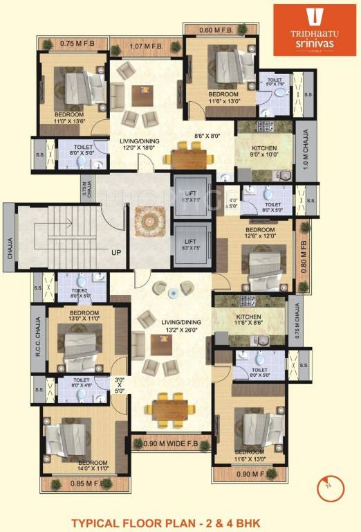 Images for Cluster Plan of Arjun Srinivas Building