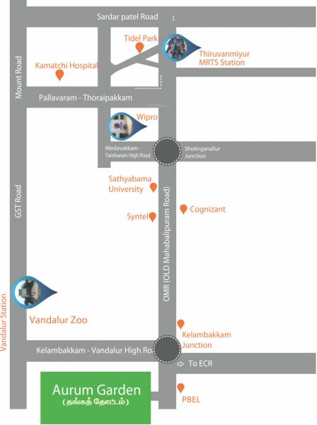Images for Location Plan of AM Lands And Property Developers Aurum Garden