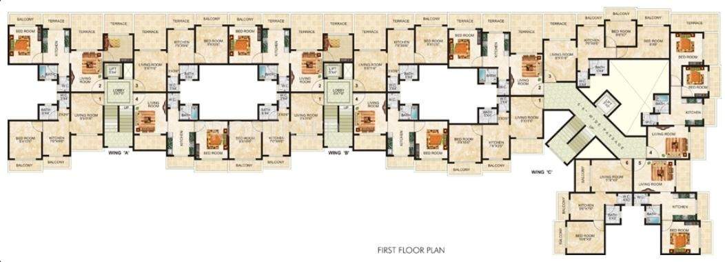  sanidhya Wing A Cluster Plan