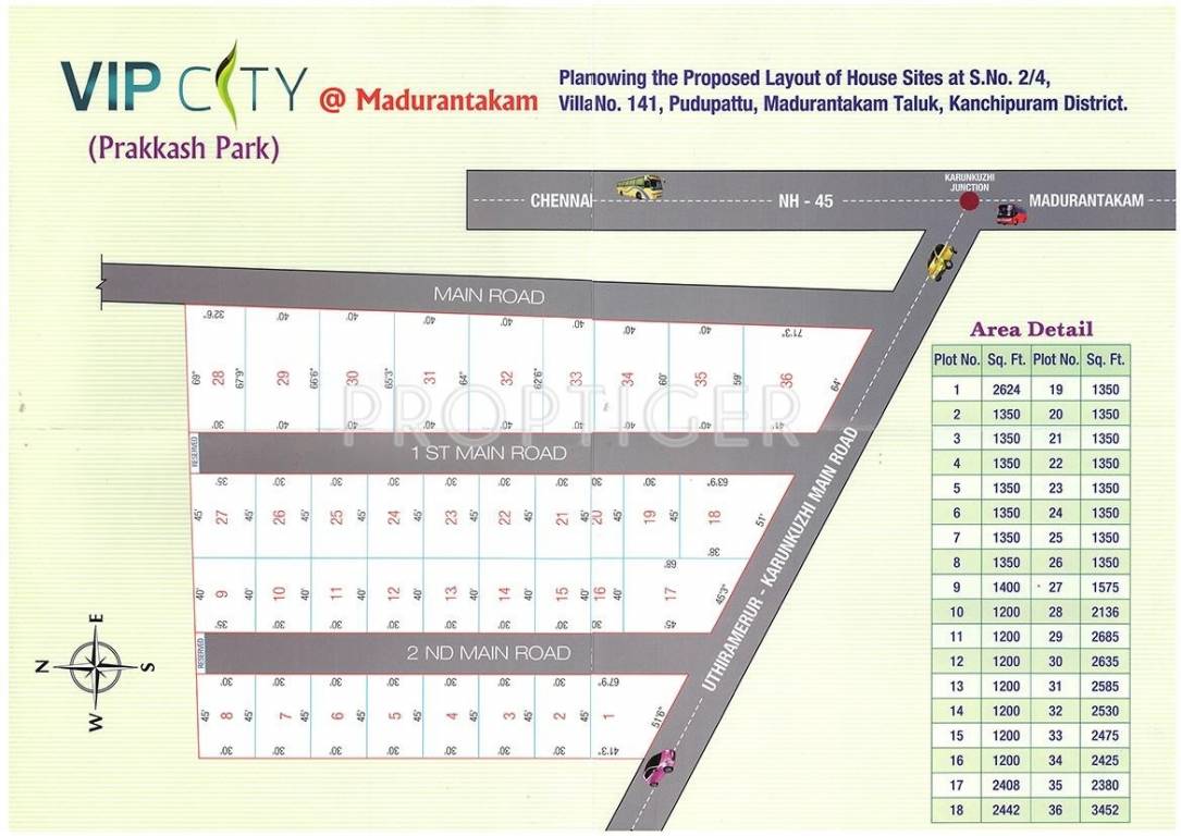 VIP Housing Prakkash Park Layout Plan