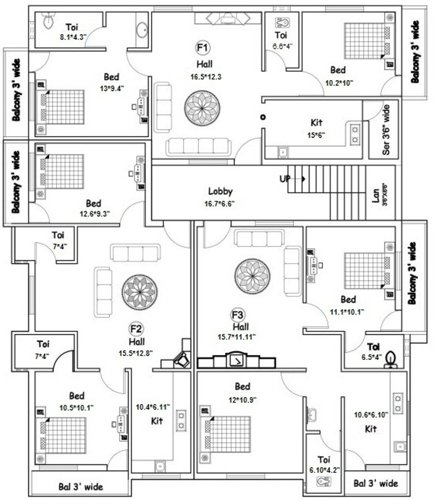 Images for Cluster Plan of Pal Foundation And Housing Euro