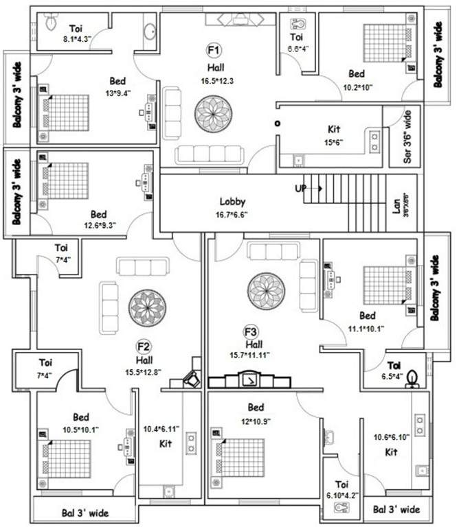 Images for Cluster Plan of Pal Foundation And Housing Euro