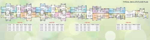 Tower A Cluster Plan Of 2nd And 4th Floor sai-niranjan Tower A Cluster Plan Of 2nd And 4th Floor