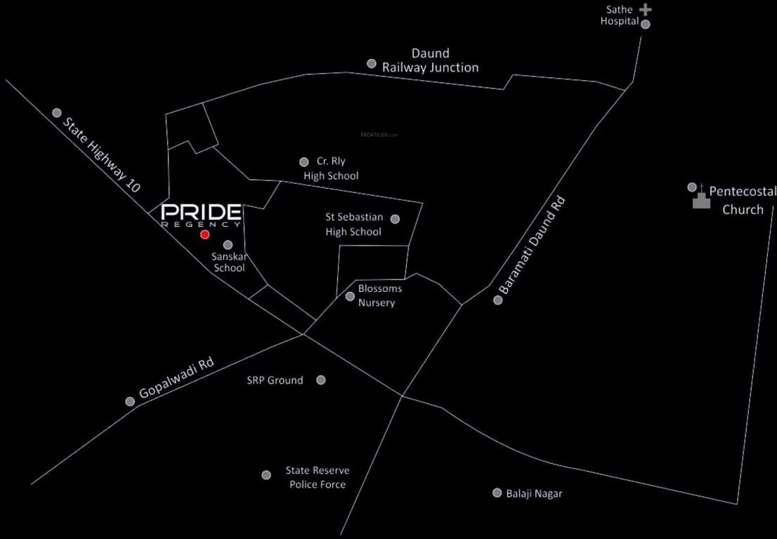 Images for Location Plan of Shailesh Construction Pride Regency