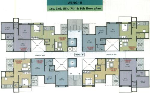Images for Cluster Plan of Sahyadri Vishwa B