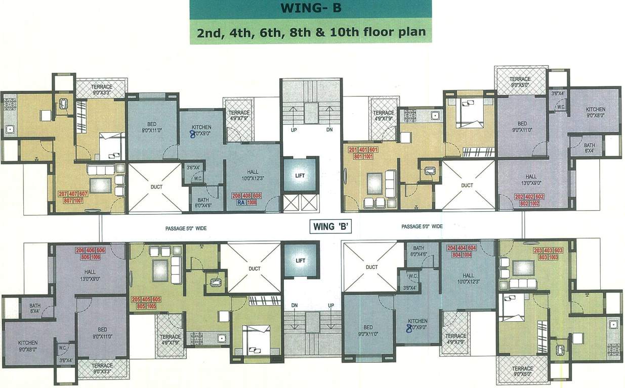 Images for Cluster Plan of Sahyadri Vishwa B