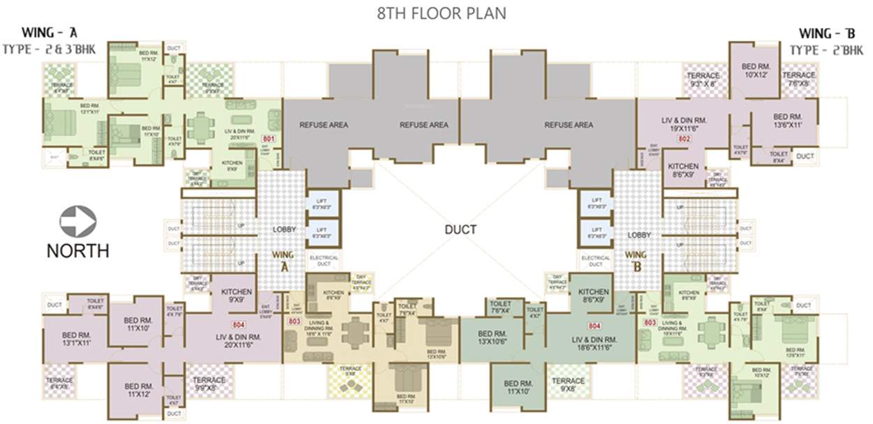 Images for Cluster Plan of Vishal Belleza Apartments