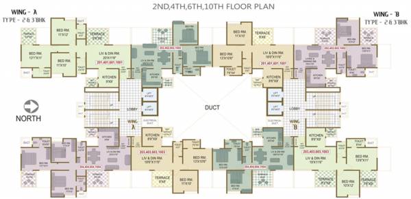 Images for Cluster Plan of Vishal Belleza Apartments