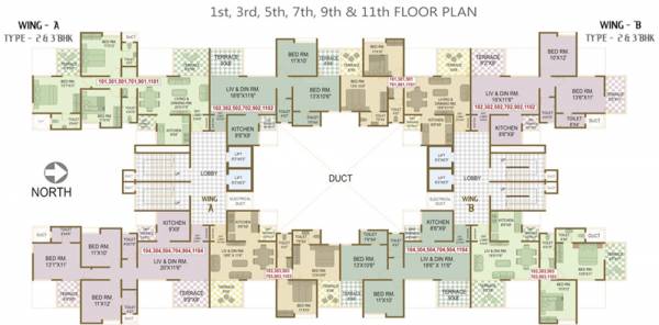 Images for Cluster Plan of Vishal Belleza Apartments