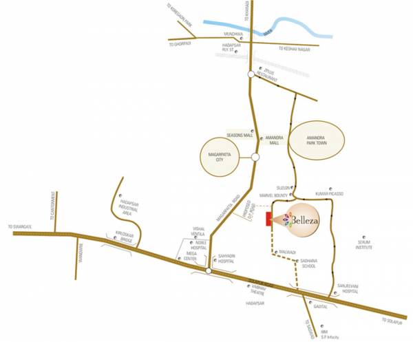 Images for Location Plan of Vishal Belleza Apartments