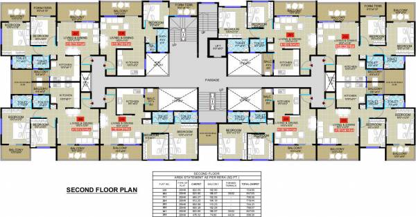  shantai-classic Cluster Plan for 2nd Floor